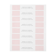 Minimalistisk rosa och vit geometrisk utformning