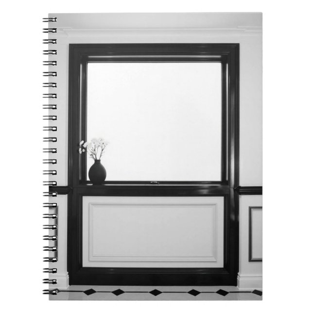 Minimalistisk rumsdesign – modern inredningsdekor anteckningsbok (Framsidan)