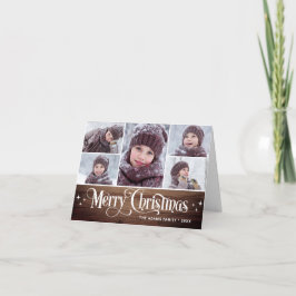 Minimalistisk Rustic God jul 5 PHOTOS Boho Helgkort