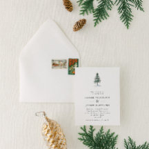 Minimalistisk Rustic Gräs Träd Bröllop