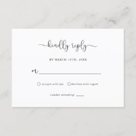 Minimalistisk Rustic-OSA kort