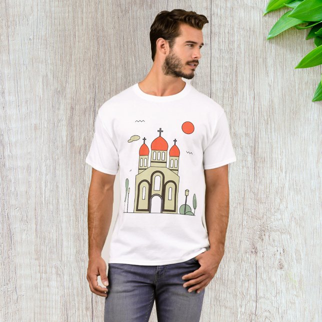 Minimalistisk rysk-ortodoxa kyrka t shirt (Skapare uppladdad)