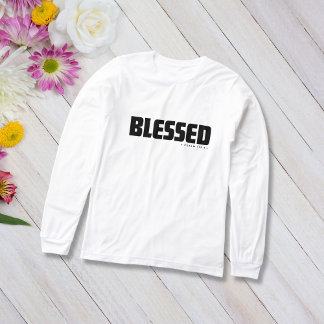 Minimalistisk SALIG Psalm 119:1 Kristetrof T Shirt