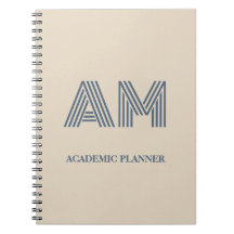 Minimalistisk sandbeige kustmonogram