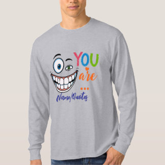 Minimalistisk Sarksastisk Citat T Shirt