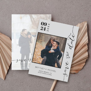 Minimalistisk Save the Date Spara Datumet