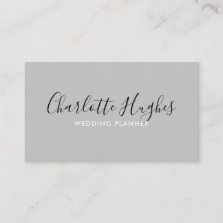 Minimalistisk signatur visitkort