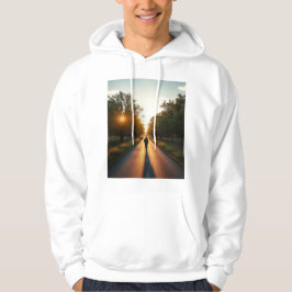 Minimalistisk Silhuett T-Shirt Hoodie