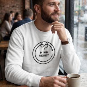 Minimalistisk sinnesåterställning Medvetenhet om p Lång Ärmad Tröja