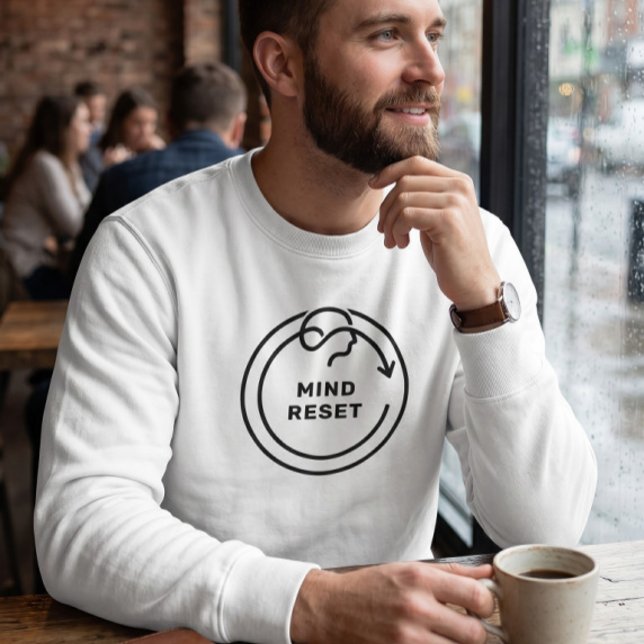 Minimalistisk sinnesåterställning Medvetenhet om p Lång Ärmad Tröja (Skapare uppladdad)