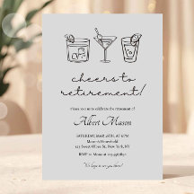 Minimalistisk Skål för Pensionen Cocktail