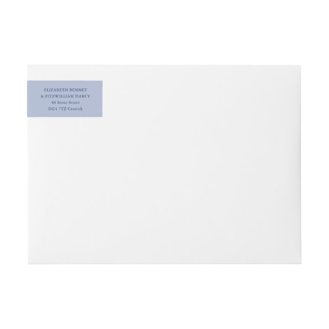 Minimalistisk sketchad Möhippa Bouquet Bröllop Etikettband (Framsidan)