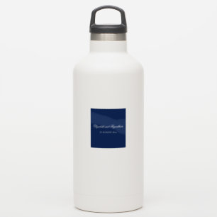 Minimalistisk sketchad Möhippa Bouquet Bröllop Sti Klistermärken