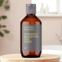 Minimalistisk skönhetsmärkning - grått och gult