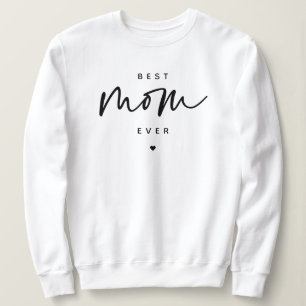 Minimalistisk skripttypografi av bästa Mamma någon T Shirt