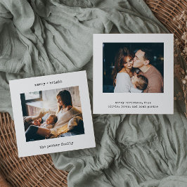 Minimalistisk skrivmaskin | God jul 2 Foton Julkort