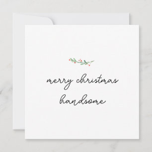 Minimalistisk skrivmaskin God jul med foto Tack Kort