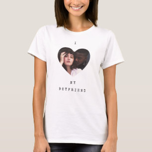 Minimalistisk skrivmaskin I kärlek min Boykompis T Shirt