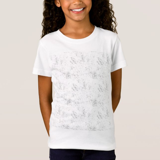 Minimalistisk slitna akademisk textur t shirt (Framsida)