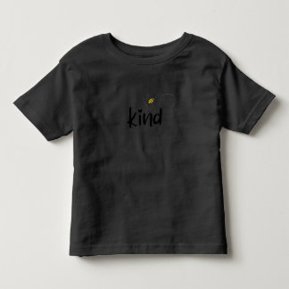 Minimalistisk "snäll" Grafik T-shirt - Svart Bomul