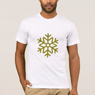 Minimalistisk snöflinga grafisk t-shirt