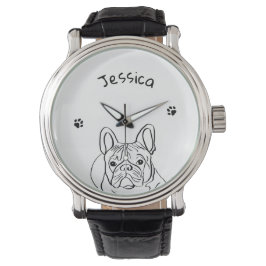 Minimalistisk snyggt Bulldog Armbandsur