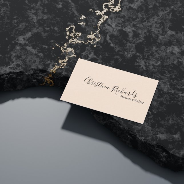 Minimalistisk snyggt visitkort (Skapare uppladdad)