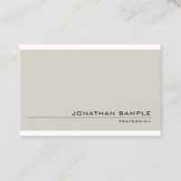 Minimalistisk sofistikerad design Modern Plain