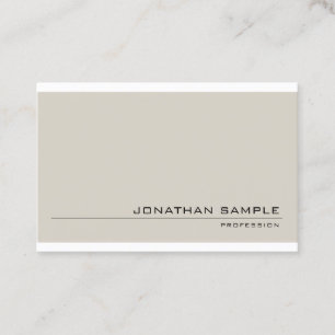 Minimalistisk sofistikerad design Modern Plain Visitkort