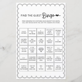 Minimalistisk sök efter gästbingo-möhippa