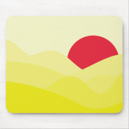 Minimalistisk Sol-Gult Musmatta