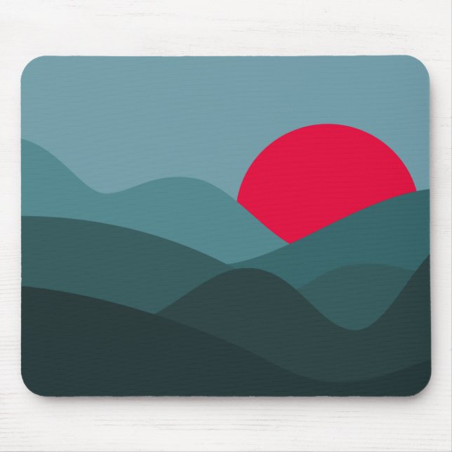 Minimalistisk Sol Peacock Musmatta (Framsidan)