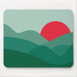 Minimalistisk Sol Sacramento-Grönt Musmatta