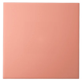 Minimalistisk Solid Färg Orange Soft Rosa Coral Kakelplatta