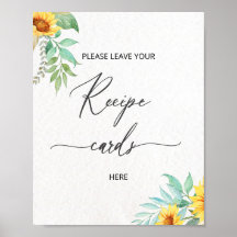 Minimalistisk solros lämnar ditt recept här