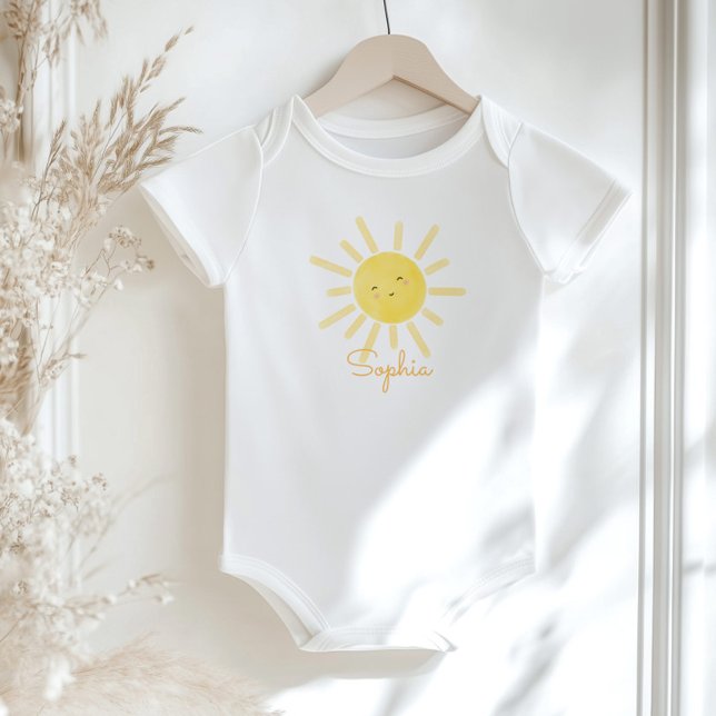 Minimalistisk solrosbabydusch t shirt (Skapare uppladdad)