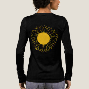 Minimalistisk solrostkonst t shirt
