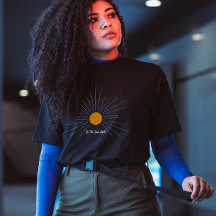 Minimalistisk solsprängning "be Sol Light" T-Shirt