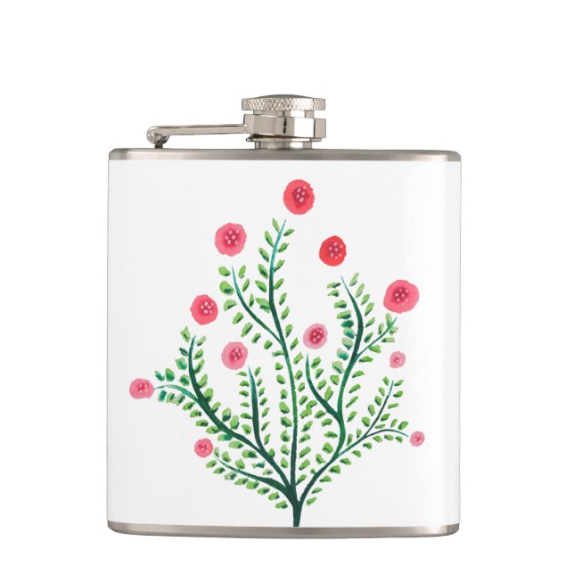 Minimalistisk Söt av vattenfärgsanläggning i Vår B Fickplunta (Framsidan)