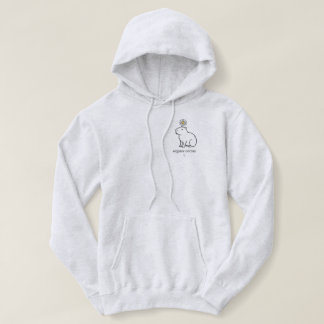 Minimalistisk söt capybara med tusenskönas ficka t shirt
