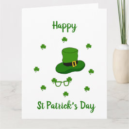 Minimalistisk Söt Glad St Patrick's Day Kort