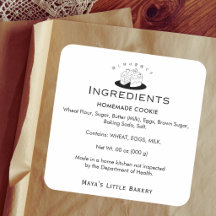 Minimalistisk Söt Tårta Logotyp Bageri Ingrediens 