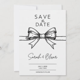 Minimalistisk Spara datuminbjudan Inbjudningar