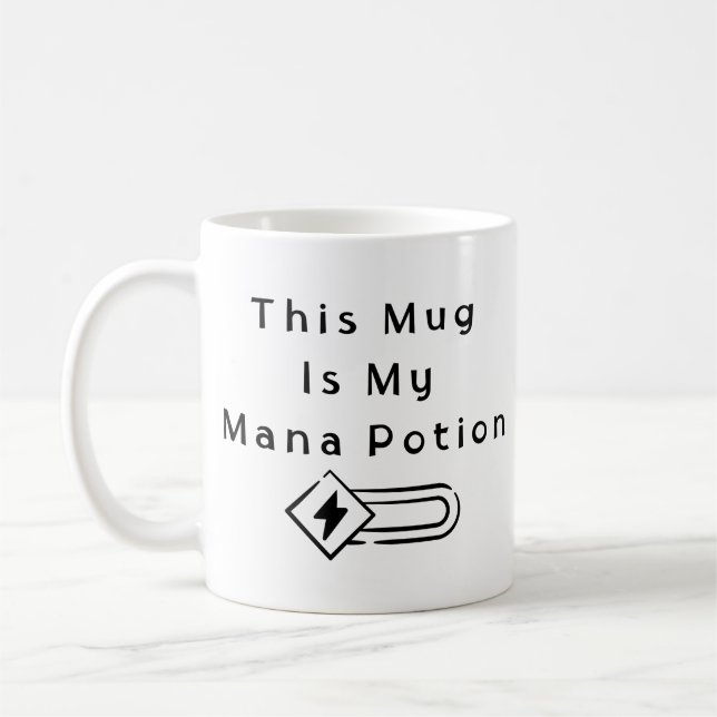Minimalistisk spelare kaffemugg  (Vänster)