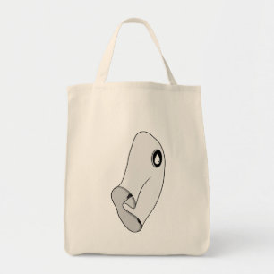 Minimalistisk Spöke Tygkasse
