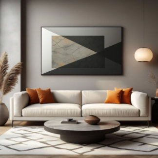 Minimalistisk sprucken betong industriell poster
