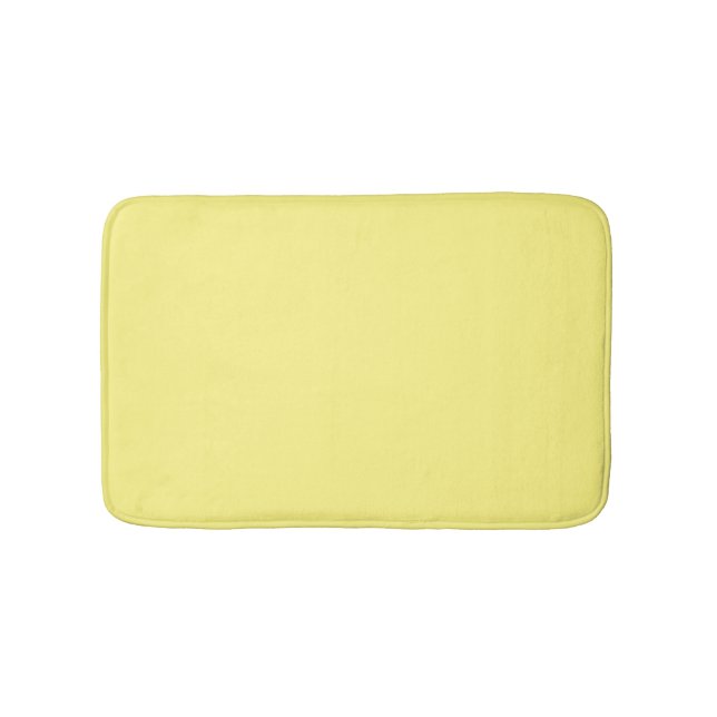 Minimalistisk, stabil gult, modern elegant badrumsmatta (Framsidan)