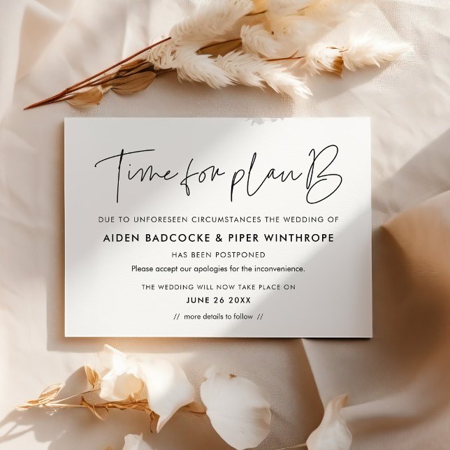 Minimalistisk statusuppdatering för bröllop inbjudningar (Skapare uppladdad)