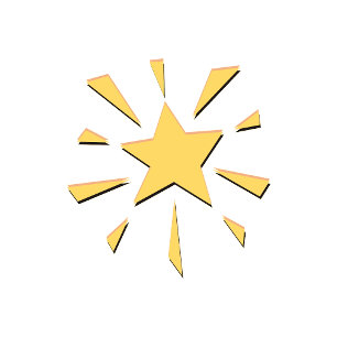 Minimalistisk Stil-shining Star T Shirt