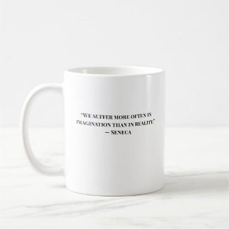 Minimalistisk Stoisk Citat Seneca Mugg
